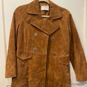 Zara basic suede jacket